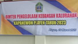 BIMTEK PENGELOLAAN KEUANGAN KALURAHAN KAPANEWON PLAYEN TAHUN 2023