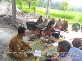 Kegiatan di Poktan Ngudi Lestari Padukuhan Jatisari.